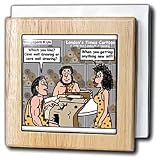 Review 3dRose LLC  / Early Cave Decorating - 6 Inch Tile Napkin Holder