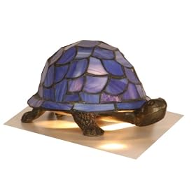 Blue Tiffany Tortoise Lamp