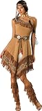 InCharacter Costumes, LLC Women's Indian Maiden Costume, Brown, Medium