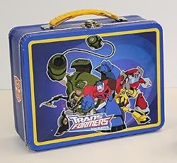 Transformers Animated Classic Retro Carry All Tin Lunch Box