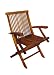 TERRACE MATES Folding Arm Chair / (Set of 2)