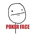 Poker Face Meme Sticker