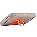 iPhone 6S Case, iPhone 6 Case (4.7 inch),ULAK Rugged Shockproof Hybrid Protective Case with Swivel Belt Clip Hard Holster Case Kickstand for iPhone 6/6S 4.7inch (Grey/Orange)