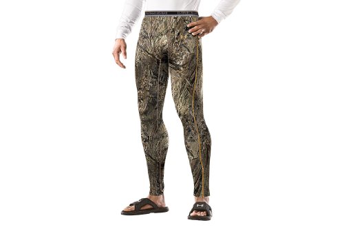 Men's UA Evolution Camo ColdGear® Legging Bottoms by Under Armour
