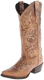 Laredo Women's Cross Point Western Boot,Brown,10 M US