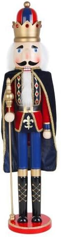 36 Inch Nutcracker King with Cape by Zest Avenue