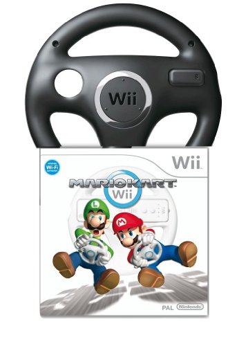 Mario Kart Wii inkl. schwarzem Lenkrad - Special Edition Mario Kart Wii inkl. schwarzem Lenkrad - Special Edition