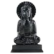 Black Stone Buddha Statue