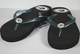 Green Bay Packers Womens Wedge Flip Flop Slippers