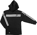 San Antonio Spurs Youth adidas Faux Layered Hooded Crew Tee