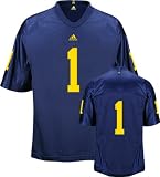 Michigan Wolverines Navy -No. 1- Premier Football Jersey - XX-Large