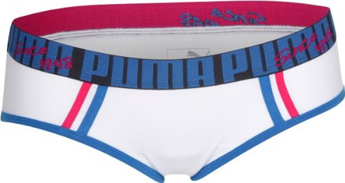 PUMA Damen Unterhose MODERN HERITAGE BOY BRIEF, 300white, S, 523104001300010