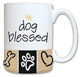 Just Be Paws JU-DB-P132 Dog Blessed Mug, 14 oz, Gift Boxed