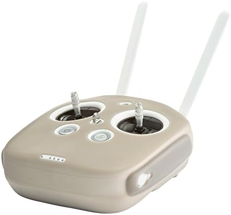 HeliPix® Premium Silicone Protective Remote Case Cover for DJI Phantom 3 Phantom 4 Inspire 1 Quadcopter Controller Drop and Scratch Resistant Guard (Grey Smoke)