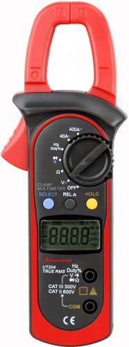 Sinometer UT204 True-RMS Auto-ranging AC/DC 400 Amp Clamp Meter 