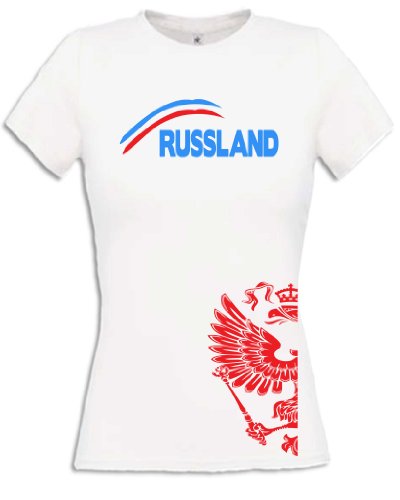 FRAUEN FUSSBALL EM 2013 – RUSSLAND FANSHIRT 3205(F) Gr. L