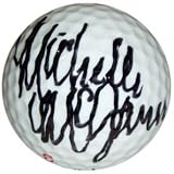 Michelle McGann Autographed Golf Ball
