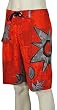 Volcom Bruce Star Collage Boardshorts - Red