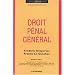 Droit p�nal g�n�ral
