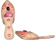 Beaded & Sequin Indian Leather Slippers for Women Handcrafted Casual Footwear W