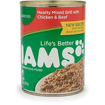 Iams Hearty Chicken and Beef Ground Adult Canned Dog Food