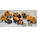 Assorted Plastic Toy Construction Trucks (12 count)