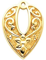 Earring Jacket 14K Yellow Gold Earring Jacket