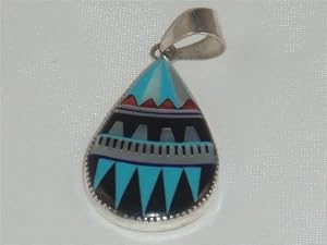 Multi Stone Jewelry Silver Pendant - PD-0060