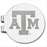 Texas A&M University Laser-Etched Money Clip - Basketball Shape