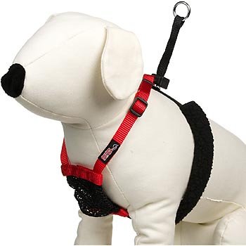 Yuppie Puppy Small Red Non-Pull Mesh Harness