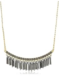 Jessica Simpson Alpine Glam Frontal Necklace, 16"
