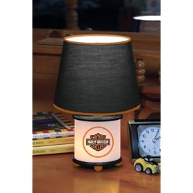 13" Harley Davidson Motorcycle Multi Function Table Lamp