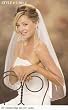 1 Layer Waist Length Veil w/ Corded Edge