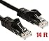 14 Ft (14ft) Cat6 Ethernet Network Patch Cable RJ45 Black