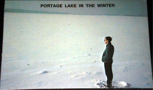 Cover image : Vintage Postcard of Portage Lake in the Winter at Onekama, Michigan