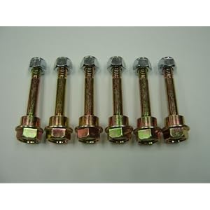 6 Pack, 188243 OEM Shear Bolts, 187494 or 179828 shear bolts and 73800400 Lock Nuts . Craftsman, Poulan & Husqvarna Snow Throwers.