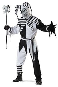 California Costumes Men's Platinum Collection - Nobody's Fool Adult, Black/White, Medium
