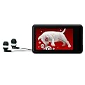 Sly 3" Wide Touch Screen Display 8GB Video MP3 Player with FM Radio & Speaker - Black (SLV328)