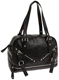 Jessica Simpson Delfina Satchel,Black,one size