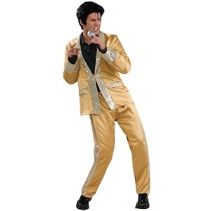 Elvis Deluxe Gold Costume, Gold, X-Large