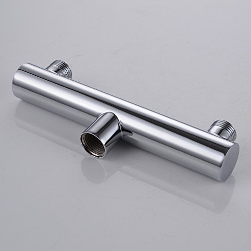 KES ALL BRASS Shower Head Double Outlet Manifold for Dual Sprayer