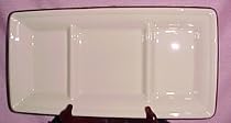 Lenox China Solitaire Nouveau 15 3/4" Rectangular Divided Server New with tag
