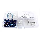 Fiona Metallic Crystal Beads Rosary DIY Kit