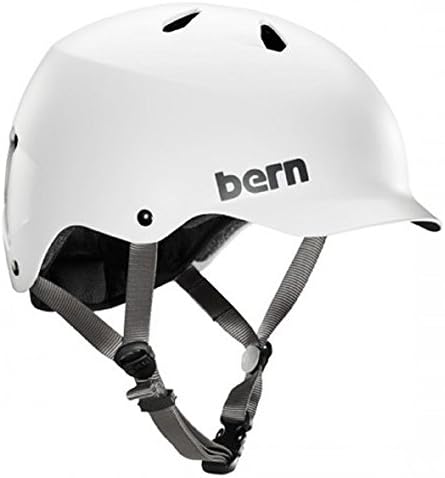 Bern Watts Men's Summer EPS Matte Helmet,Small/Medium,Satin White