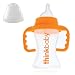 sippy cups : Thinkbaby BPA Free No Spill Sippy Cup, Orange/Natural, 9 Ounce