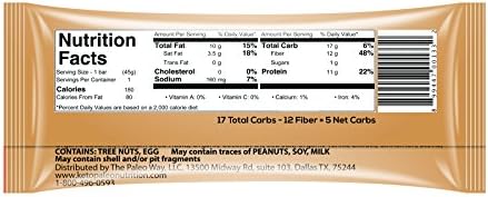 Paleo Way Protein Bars Provide You with Healthy Snacks That Are Low Carb, Low Sugar, Gluten Free, Ketogenic, All Natural Energy Bars for the Athlete in You or the Weight Conscious