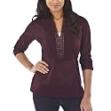 Converse® One Star® Womens Top - Night Burgundy