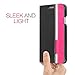 Samsung Galaxy Alpha Case - Poetic Samsung Galaxy Alpha Case [FlipBook Series] - [Lightweight] [Professional] PU Leather Protective Flip Cover Case for Samsung Galaxy Alpha Black/Magenta (3 Year Manufacturer Warranty From Poetic)