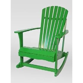 International Concepts R-52759 Adirondack Porch Rocker - Tropical Green by Adirondack Furniture