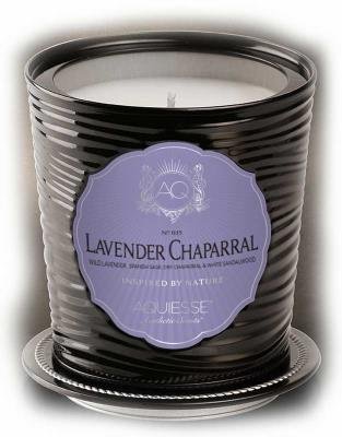 Aquiesse Fine Scented Portfolio Tin Candle - Lavender Chaparral 11oz